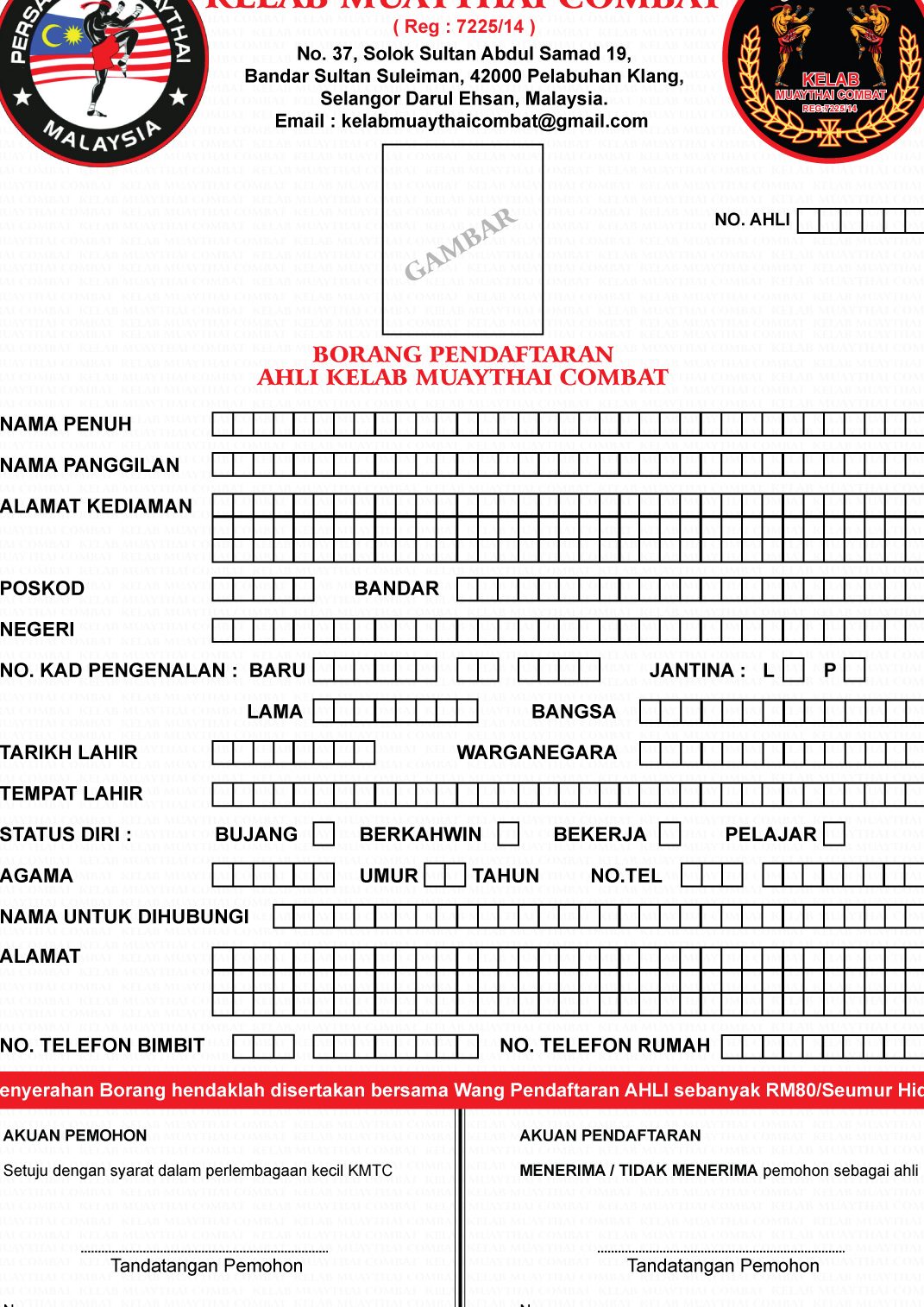 Kelab Muaythai Combat KMTC 1 kelab muaythai combat kmtc 1